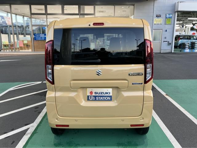 スペーシア ハイブリッドＸ　デュアルセンサーブレーキサポートＩＩ　マイルドハイブリッド　電動スライド　オーディオレス　ＣＶＴ　オートエアコン　キーレススタート　オートライト　オーディオスイッチ　ＬＥＤ　ＡＣＣ　電動パーキング（4枚目）