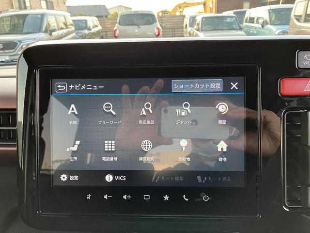 スペーシアカスタム ハイブリッドＸＳ　デュアルセンサーブレーキサポートＩＩ　マイルドハイブリッド　電動スライドドア　全方位ナビ　ＣＶＴ　オートエアコン　　キーレススタート　オートライト　オーディオスイッチ　ＬＥＤ　ＡＣＣ　電動パーキング（6枚目）