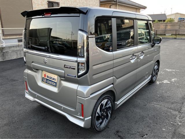 スペーシアカスタム ハイブリッドＸＳ　デュアルセンサーブレーキサポートＩＩ　マイルドハイブリッド　電動スライドドア　全方位ナビ　ＣＶＴ　オートエアコン　　キーレススタート　オートライト　オーディオスイッチ　ＬＥＤ　ＡＣＣ　電動パーキング（59枚目）