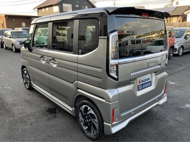 スペーシアカスタム ハイブリッドＸＳ　デュアルセンサーブレーキサポートＩＩ　マイルドハイブリッド　電動スライドドア　全方位ナビ　ＣＶＴ　オートエアコン　　キーレススタート　オートライト　オーディオスイッチ　ＬＥＤ　ＡＣＣ　電動パーキング（60枚目）