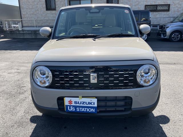 アルトラパン ハイブリッドＸ　デュアルセンサーブレーキサポートＩＩ　マイルドハイブリッド　オーディオレス　全方位カメラ　ＣＶＴ　リモコンキー　キーレススタート　オートエアコン　オーディオスイッチ　シートヒーター　スズキコネクト（3枚目）