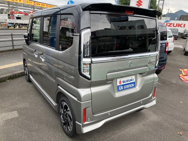 スペーシアカスタム ハイブリッドXSターボ デュアルセンサーブレーキサポート2 マイルドハイブリッド 電動スライド 全方位ナビ CVT オートAC リモコンキー キーレススタート オートライト オーディオスイッチ LED ACC 電動パーキング(62枚目)