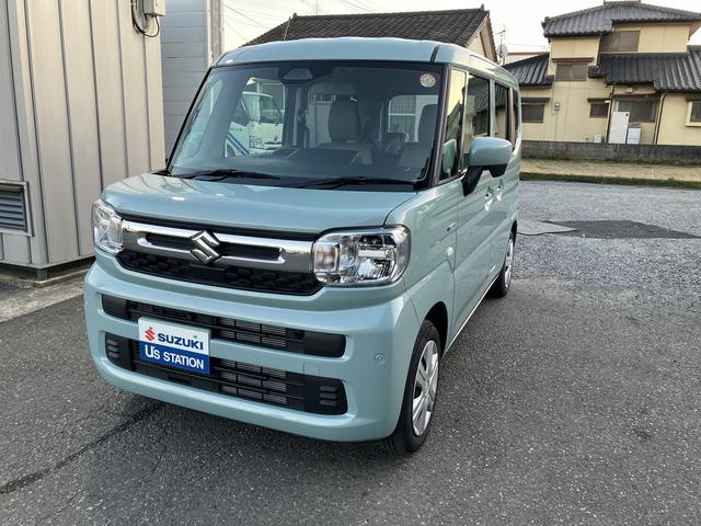 スペーシア ハイブリッドＧ　デュアルセンサーブレーキサポートＩＩ　マイルドハイブリッド　両側スライドドア　全方位ナビ　ＣＶＴ　オートエアコン　リモコンキー　キーレススタート　オートライト　オーディオスイッチ　ＬＥＤ　ＥＳＰ（31枚目）