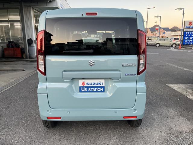 スペーシア ハイブリッドＧ　デュアルセンサーブレーキサポートＩＩ　マイルドハイブリッド　両側スライドドア　全方位ナビ　ＣＶＴ　オートエアコン　リモコンキー　キーレススタート　オートライト　オーディオスイッチ　ＬＥＤ　ＥＳＰ（34枚目）