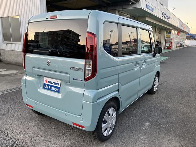スペーシア ハイブリッドＧ　デュアルセンサーブレーキサポートＩＩ　マイルドハイブリッド　両側スライドドア　全方位ナビ　ＣＶＴ　オートエアコン　リモコンキー　キーレススタート　オートライト　オーディオスイッチ　ＬＥＤ　ＥＳＰ（35枚目）