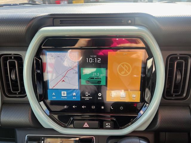 ハスラー ハイブリッドＧ　デュアルカメラブレーキサポート　マイルドハイブリッド　全方位ナビ　ＣＶＴ　オートエアコン　リモコンキー　キーレススタート　オートライト　　シートヒーター　オーディオスイッチ　ＡＣＣ　ＬＥＤ　ＥＳＰ（5枚目）