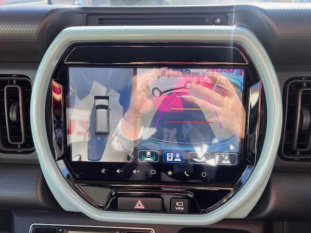 ハスラー ハイブリッドＧ　デュアルカメラブレーキサポート　マイルドハイブリッド　全方位ナビ　ＣＶＴ　オートエアコン　リモコンキー　キーレススタート　オートライト　　シートヒーター　オーディオスイッチ　ＡＣＣ　ＬＥＤ　ＥＳＰ（6枚目）