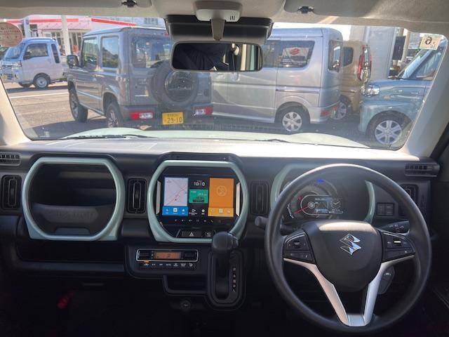 ハスラー ハイブリッドＧ　デュアルカメラブレーキサポート　マイルドハイブリッド　全方位ナビ　ＣＶＴ　オートエアコン　リモコンキー　キーレススタート　オートライト　　シートヒーター　オーディオスイッチ　ＡＣＣ　ＬＥＤ　ＥＳＰ（11枚目）