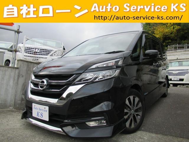 セレナ ハイウェイスター プロパイロットエディション ナビ・フルセグTV・Bluetooth・Bカメラ・ETC・LEDライト・ドライブレコーダー・スマートキー・プッシュスタート・後席モニター・両側パワースライドドア・障害物センサー(3枚目)