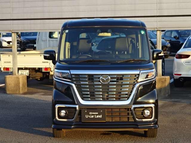 フレアワゴンカスタムスタイル ６６０　カスタムスタイル　ハイブリッド　ＸＳ　ナビ・ＴＶ・シートヒーター・両側電動スライ　ＬＥＤヘットライト　デュアルセンサーブレーキサポート　オートクルーズ　前席シートヒーター　スマートキ　横滑り防止機能　地デジ　盗難防止装置　メモリーナビ（7枚目）