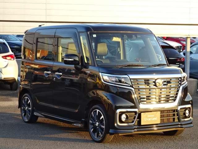 フレアワゴンカスタムスタイル ６６０　カスタムスタイル　ハイブリッド　ＸＳ　ナビ・ＴＶ・シートヒーター・両側電動スライ　ＬＥＤヘットライト　デュアルセンサーブレーキサポート　オートクルーズ　前席シートヒーター　スマートキ　横滑り防止機能　地デジ　盗難防止装置　メモリーナビ（10枚目）
