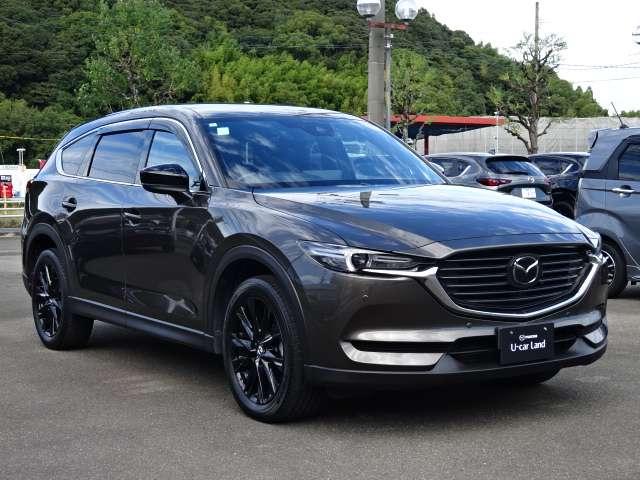 ＣＸ－８ ２．２　ＸＤ　ブラックトーン　エディション　ディーゼルターボ　・ナビ・ＴＶ・ＥＴＣ・全方位モニター・ドラレ　３６０ビュー　クルコン　衝突軽減装置　運転席パワーシート　ＬＥＤヘッド　コーナーセンサー　シートヒーター　スマートキー　ＥＴＣ　キーレス　３列シート　ナビ（10枚目）