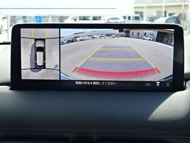 ＣＸ－８ ２．２　ＸＤ　ブラックトーン　エディション　ディーゼルターボ　・ナビ・ＴＶ・ＥＴＣ・全方位モニター・ドラレ　３６０ビュー　クルコン　衝突軽減装置　運転席パワーシート　ＬＥＤヘッド　コーナーセンサー　シートヒーター　スマートキー　ＥＴＣ　キーレス　３列シート　ナビ（16枚目）