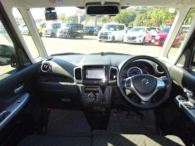 スペーシア 660 Gリミテッド ナビ・TV・ETC・全方位モニター・シートヒ DCBS ETC装備 運転席側シートヒーター パワーステアリング ベンチシート セキュリティーアラーム フルオートエアコン エアバッグ エネチャージ(3枚目)