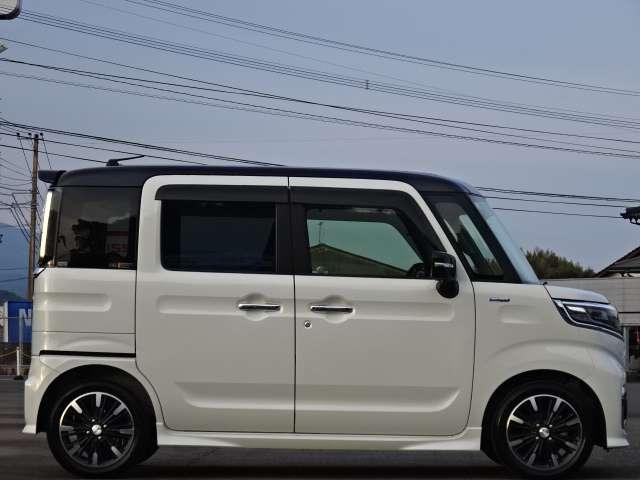 フレアワゴンカスタムスタイル ６６０　カスタムスタイル　ハイブリッド　ＸＳ　ナビ・ＴＶ・ＥＴＣ・全方位モニター・シートヒ　クルコン　ｉ－ｓｔｏｐ　ベンチシート　運転席側シートヒーター　地デジＴＶ　アルミホイール　ナビＴＶ　パーキングセンサー　スマキー　ＥＴＣ付き　ＰＳ　ＡＡＣ（9枚目）