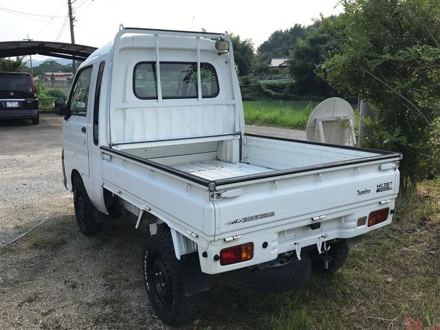 ジャンボ エアコン・パワステ・パワーウィンドウ・2インチリフトアップ・デフロック4WD・14インチブロックパターンタイヤ・タイミングベルト交換済み・5速マニュアル車・車検整備付き(16枚目)