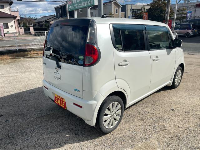 モコ Ｘ　社外ナビ　フルセグテレビ　Ｂツース　アルミ　オートエアコン　スマートキー２本　ＤＶＤ再生　電動格納ドアミラー（8枚目）