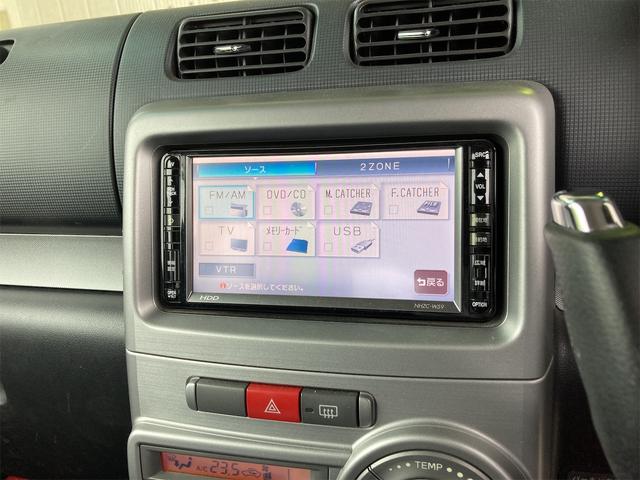 ナビ ワンセグTV CD DVD USB HDD キーフリー AW HID フォグ CVT AC AW 4名乗り オーディオ付(3枚目)