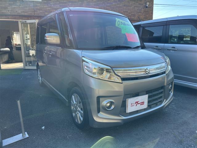 スペーシアカスタム ＧＳ　ＥＴＣ　両側スライドドア　ナビ　ＴＶ　オートライト　ＨＩＤ　スマートキー　アイドリングストップ　電動格納ミラー　ＣＶＴ　盗難防止システム　ＡＢＳ　アルミホイール　衝突安全ボディ　エアコン（13枚目）