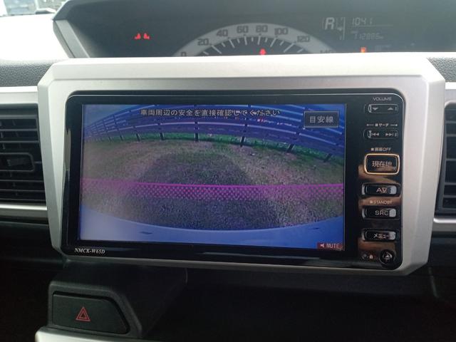 バックカメラ装備。駐車が苦手な方には欠かせません。