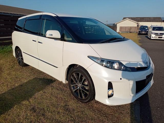 エスティマ アエラス　プレミアムエディション　ＥＴＣ　バックカメラ　ナビ　ＴＶ　オートクルーズコントロール　両側電動スライドドア　ＨＩＤ　スマートキー　電動格納ミラー　後席モニター　パワーシート　オットマン　ＣＶＴ　アルミホイール　ＣＤ（13枚目）