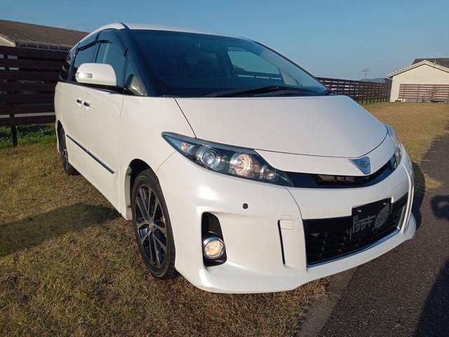 エスティマ アエラス　プレミアムエディション　ＥＴＣ　バックカメラ　ナビ　ＴＶ　オートクルーズコントロール　両側電動スライドドア　ＨＩＤ　スマートキー　電動格納ミラー　後席モニター　パワーシート　オットマン　ＣＶＴ　アルミホイール　ＣＤ（23枚目）