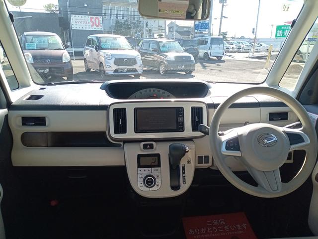 ムーヴキャンバス Ｘメイクアップ　ＳＡＩＩＩ　ＥＴＣ　バックカメラ　両側スライドドア　ナビ　ＴＶ　クリアランスソナー　衝突被害軽減システム　オートマチックハイビーム　スマートキー　アイドリングストップ　ベンチシート　ＣＶＴ　盗難防止システム（2枚目）