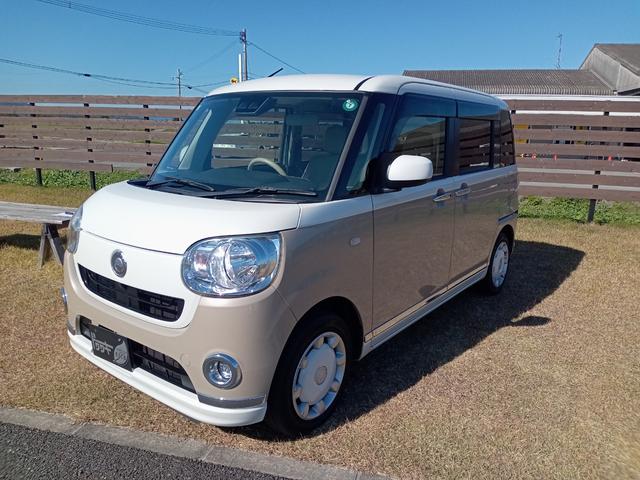 ムーヴキャンバス Ｘメイクアップ　ＳＡＩＩＩ　ＥＴＣ　バックカメラ　両側スライドドア　ナビ　ＴＶ　クリアランスソナー　衝突被害軽減システム　オートマチックハイビーム　スマートキー　アイドリングストップ　ベンチシート　ＣＶＴ　盗難防止システム（11枚目）