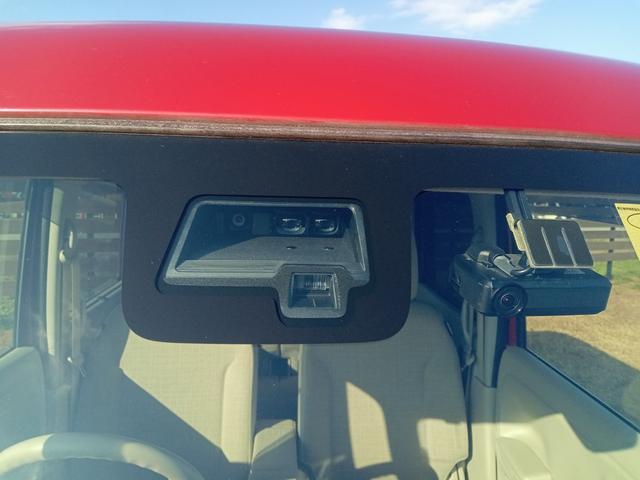 スペーシア ハイブリッドX ドライブレコーダー バックカメラ 両側電動スライドドア ナビ TV クリアランスソナー レーンアシスト 衝突被害軽減システム オートライト スマートキー アイドリングストップ 電動格納ミラー(27枚目)