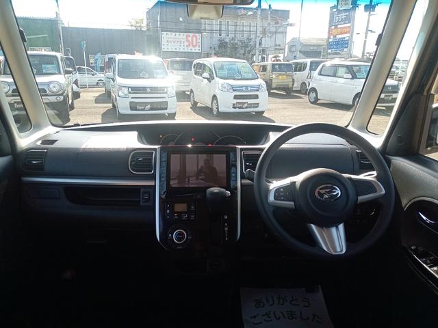 タント カスタムＸ　トップエディションＳＡＩＩ　バックカメラ　両側電動スライドドア　ナビ　ＴＶ　クリアランスソナー　衝突被害軽減システム　ＬＥＤヘッドランプ　スマートキー　アイドリングストップ　ベンチシート　ＣＶＴ　盗難防止システム　ＡＢＳ　ＥＳＣ（2枚目）