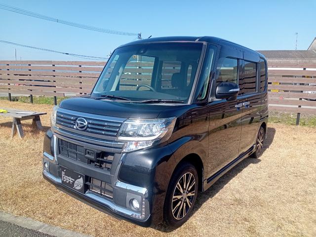 タント カスタムＸ　トップエディションＳＡＩＩ　バックカメラ　両側電動スライドドア　ナビ　ＴＶ　クリアランスソナー　衝突被害軽減システム　ＬＥＤヘッドランプ　スマートキー　アイドリングストップ　ベンチシート　ＣＶＴ　盗難防止システム　ＡＢＳ　ＥＳＣ（11枚目）