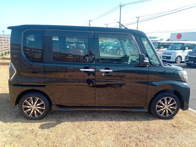 タント カスタムＸ　トップエディションＳＡＩＩ　バックカメラ　両側電動スライドドア　ナビ　ＴＶ　クリアランスソナー　衝突被害軽減システム　ＬＥＤヘッドランプ　スマートキー　アイドリングストップ　ベンチシート　ＣＶＴ　盗難防止システム　ＡＢＳ　ＥＳＣ（14枚目）