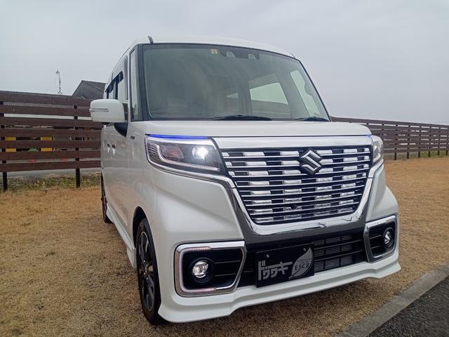 スペーシアカスタム ハイブリッドＸＳターボ　全周囲カメラ　両側電動スライドドア　ナビ　ＴＶ　クリアランスソナー　オートクルーズコントロール　レーンアシスト　衝突被害軽減システム　オートライト　ＬＥＤヘッドランプ　スマートキー（26枚目）