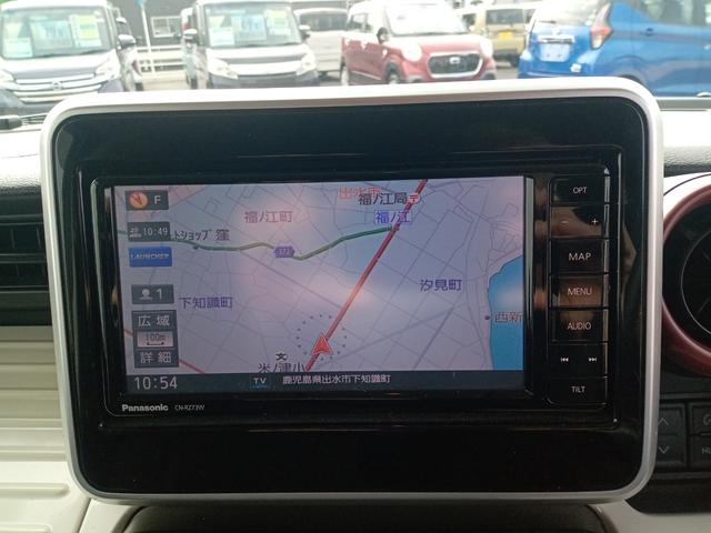 スペーシア ハイブリッドＸ　ＥＴＣ　全周囲カメラ　両側電動スライドドア　ナビ　ＴＶ　クリアランスソナー　レーンアシスト　衝突被害軽減システム　スマートキー　アイドリングストップ　電動格納ミラー　シートヒーター　ベンチシート（3枚目）