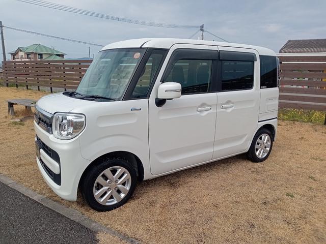 スペーシア ハイブリッドＸ　ＥＴＣ　全周囲カメラ　両側電動スライドドア　ナビ　ＴＶ　クリアランスソナー　レーンアシスト　衝突被害軽減システム　スマートキー　アイドリングストップ　電動格納ミラー　シートヒーター　ベンチシート（21枚目）