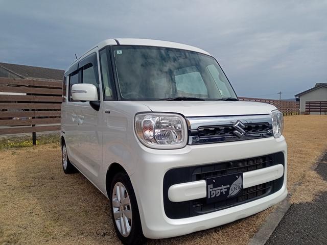 スペーシア ハイブリッドＸ　ＥＴＣ　全周囲カメラ　両側電動スライドドア　ナビ　ＴＶ　クリアランスソナー　レーンアシスト　衝突被害軽減システム　スマートキー　アイドリングストップ　電動格納ミラー　シートヒーター　ベンチシート（22枚目）