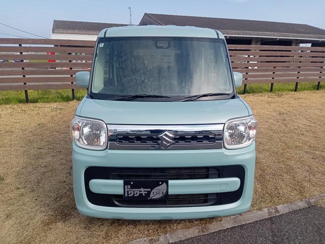 スペーシア ハイブリッドＸ　ＥＴＣ　バックカメラ　両側電動スライドドア　ナビ　ＴＶ　クリアランスソナー　レーンアシスト　衝突被害軽減システム　オートライト　スマートキー　アイドリングストップ　シートヒーター　ベンチシート　ＣＶＴ（13枚目）