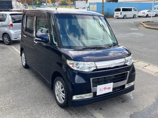 タント カスタムVセレクション ナビテレビ 両側スライドドア パノラマオープンドア スマートキー セキュリティー ベンチシート 純正アルミホイール HIDライト ウインカーミラー(3枚目)