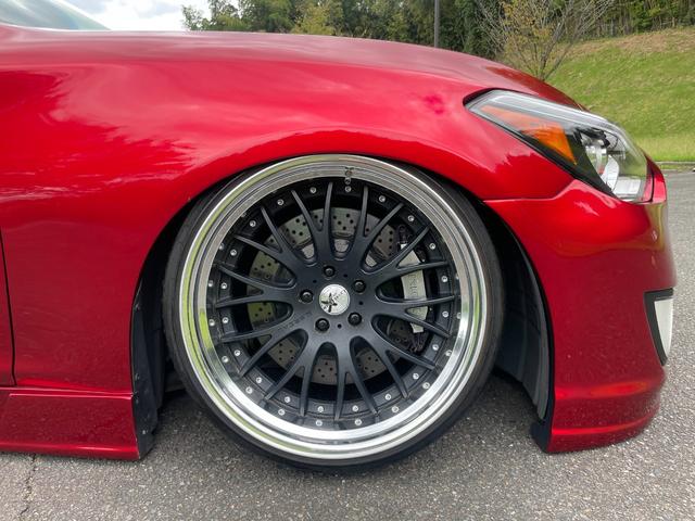 フーガ ３７０ＧＴ　タイプＳ　★インフィニティ後期仕様・ワンオフエアロ・フェンダー加工・社外エアサス４独仕様・Ｋブレイク２０インチ深リムホイル・社外ブレーキキット・運転席助手席シートヒーター、シートエアコン・本革シート（15枚目）
