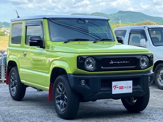 ジムニー ＸＣ　ナビ・フルセグＴＶ　Ｂｌｕｅｔｏｏｔｈ接続　レーンアシスト　ＬＥＤヘッドランプ　スマートキー　４ＷＤ　ＣＤ再生　純正マフラー有　純正グレード有　天井塗装　アルミホイール（4枚目）
