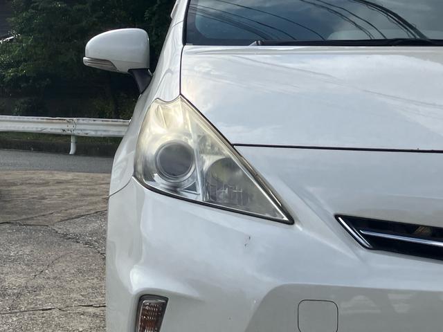 プリウスアルファ S Lセレクション ナビ テレビ バックカメラ アイドリングストップ スマートキー プッシュスタート ETC オートライト Bluetooth接続 社外アルミ(6枚目)