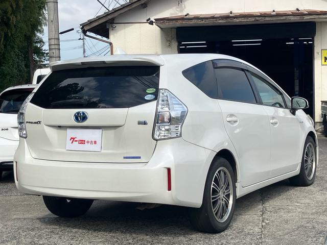 プリウスアルファ S Lセレクション ナビ テレビ バックカメラ アイドリングストップ スマートキー プッシュスタート ETC オートライト Bluetooth接続 社外アルミ(13枚目)