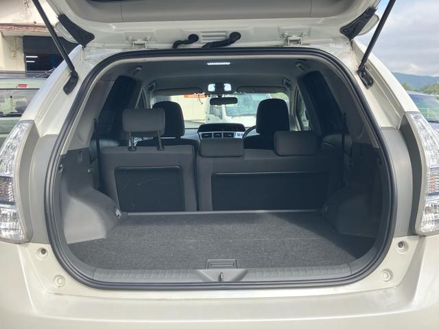 プリウスアルファ S Lセレクション ナビ テレビ バックカメラ アイドリングストップ スマートキー プッシュスタート ETC オートライト Bluetooth接続 社外アルミ(19枚目)