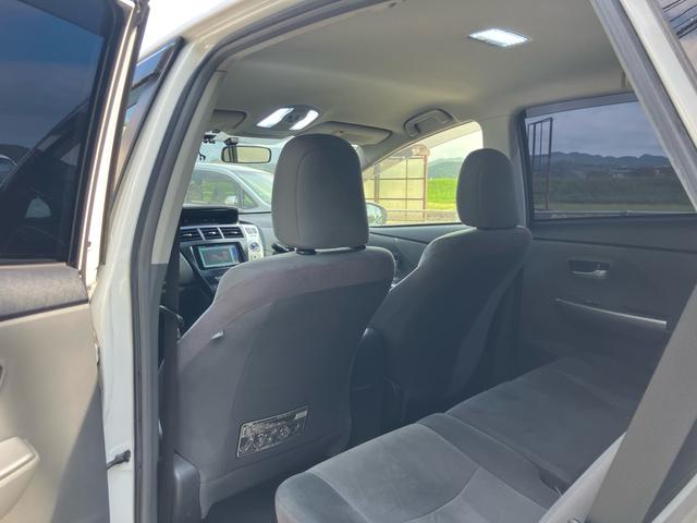 プリウスアルファ S Lセレクション ナビ テレビ バックカメラ アイドリングストップ スマートキー プッシュスタート ETC オートライト Bluetooth接続 社外アルミ(25枚目)