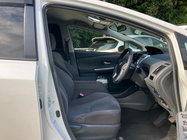 プリウスアルファ S Lセレクション ナビ テレビ バックカメラ アイドリングストップ スマートキー プッシュスタート ETC オートライト Bluetooth接続 社外アルミ(31枚目)