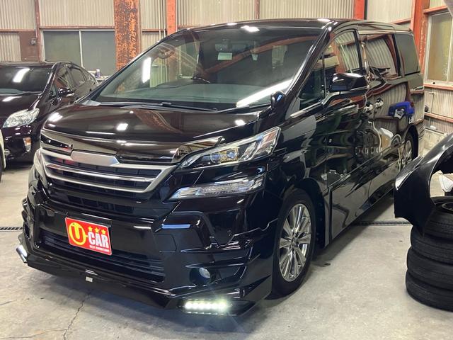 ヴェルファイア ２．５Ｚ　Ａエディション　ゴールデンアイズ　ＴＲＤエアロ・マフラー／１１インチアルパインナビ／１２．８インチアルパイン後席モニタ／Ｂｌｕｅｔｏｏｔｈ接続／両側電動スライドドア／ＥＴＣ／ＣＤ・ＤＶＤ再生／スマートキー／１８インチアルミホイール（4枚目）