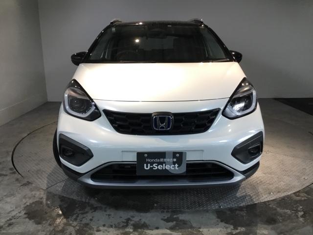 フィット e:HEVクロスター メモリーナビ フルセグ ETC ドラレコ 衝突回避システム フルオートエアコン 整備記録簿 LEDランプ エアバッグ サイドエアバック 地デジ オートクルーズコントロール VSA パワステ ABS(6枚目)