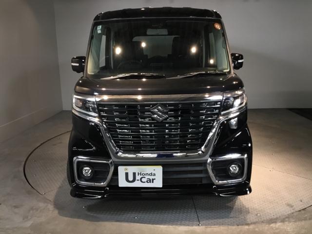 スペーシアカスタム ハイブリッドXSターボ メモリーナビ フルセグ 両自動ドア 前後誤発進抑制機能 AC リアコーナーセンサー 盗難防止 スマートキー付 ターボモデル ESC LED ナビTV クルコン キーフリーシステム サイドエアバック(6枚目)