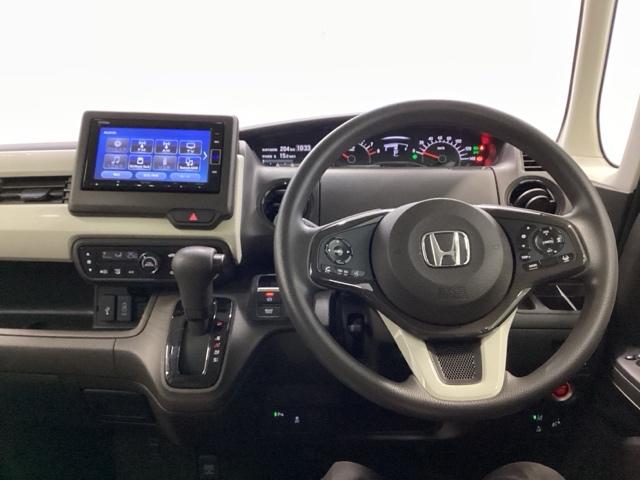 Ｎ－ＢＯＸ Ｌ　シートヒーター　先進ライト　衝突回避支援ブレーキ　Ｉ－ＳＴＯＰ　クリソナ　ＰＷ　パワステ　Ｓヒーター　スマ－トキ－　Ｂカメ　地デジＴＶ　ナビ＆ＴＶ　サイドエアバック　横滑り防止　ＬＥＤライト　ＤＶＤ（3枚目）