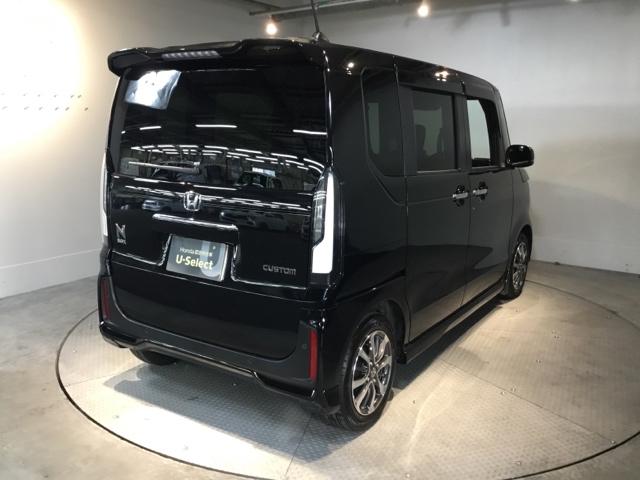 N-BOXカスタム ベースグレード 試乗車 メモリーナビ ドラレコ ETC Pソナー ナビテレビ レーダーブレーキサポート 地デジ対応 サイドエアバック 禁煙 Sヒータ スマートキー&プッシュスタート 横滑り防止 USB 盗難防止(8枚目)
